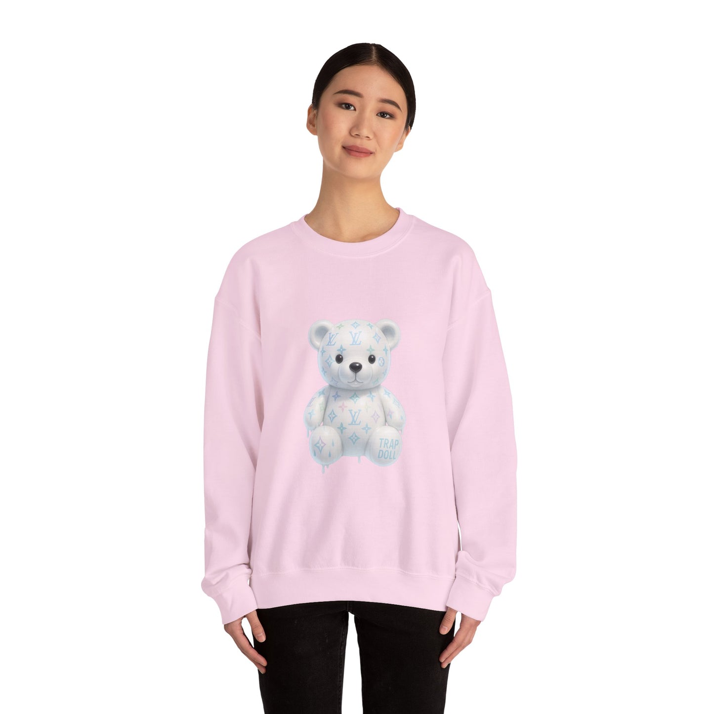 Opalescent LV Drip Bear Sweatshirt