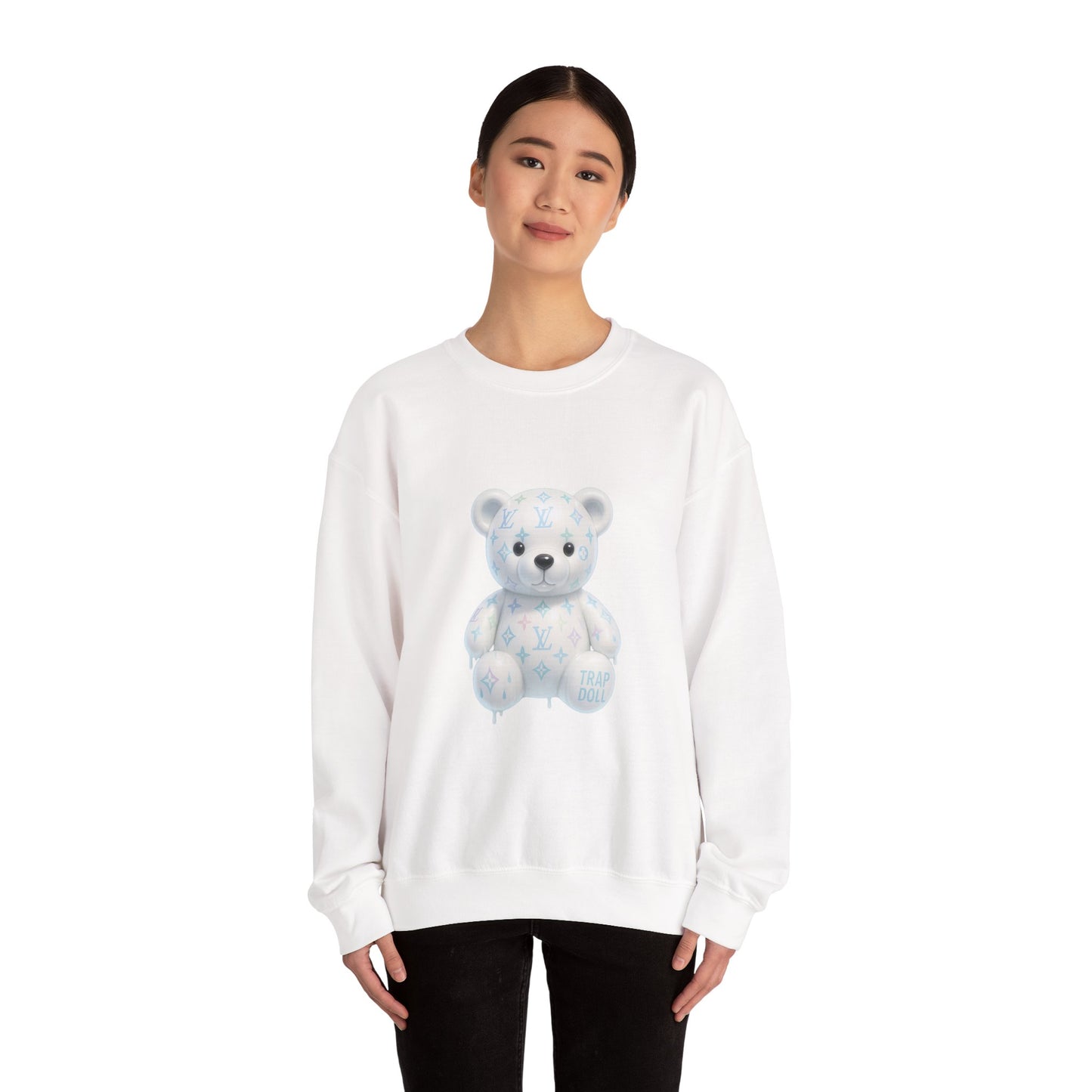 Opalescent LV Drip Bear Sweatshirt