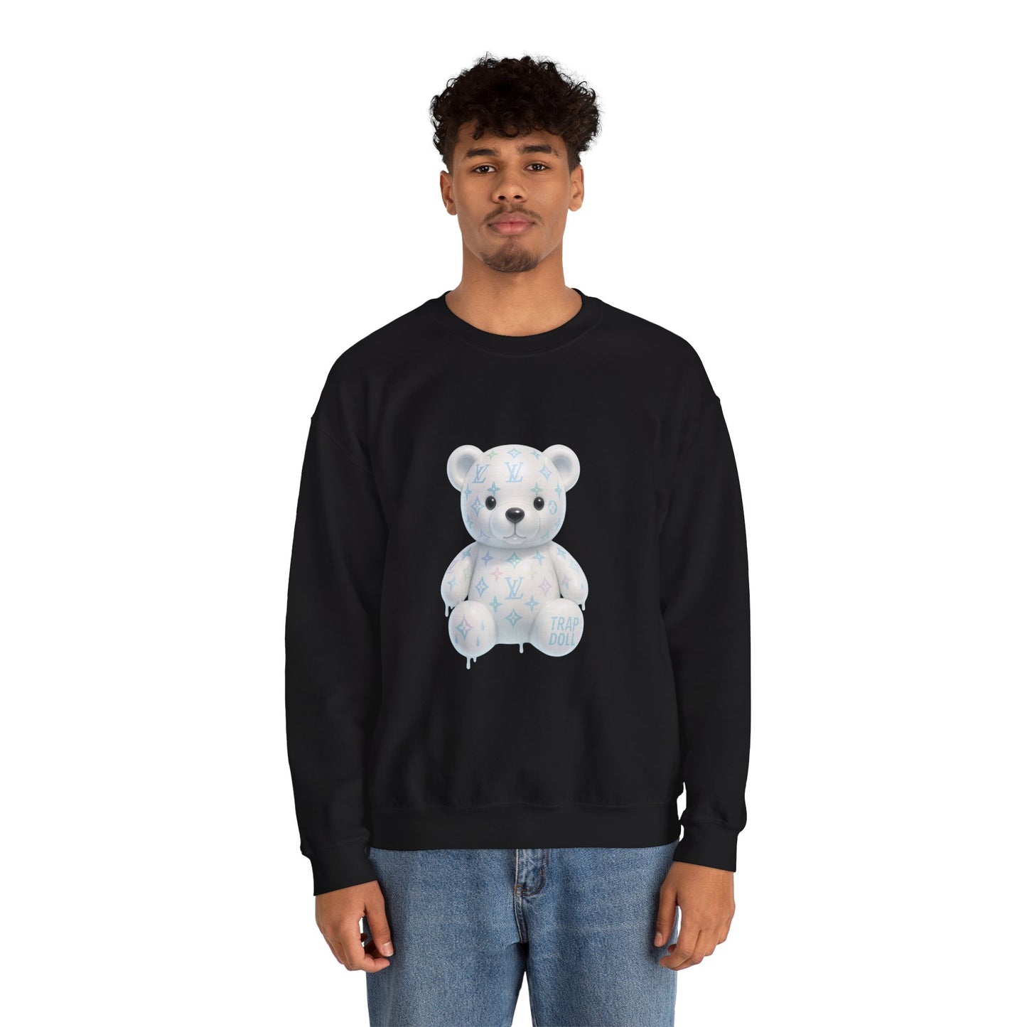 Opalescent LV Drip Bear Sweatshirt