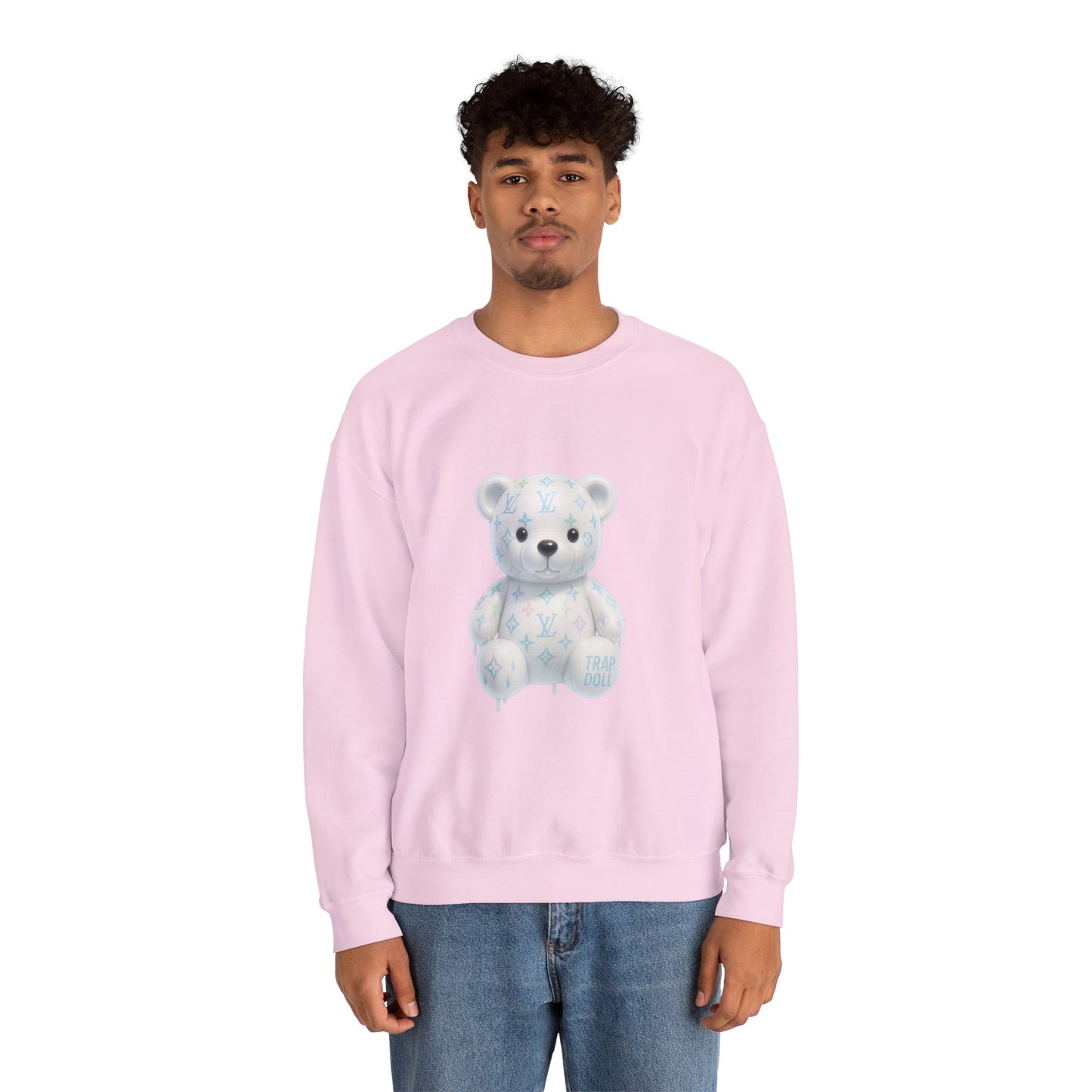 Opalescent LV Drip Bear Sweatshirt