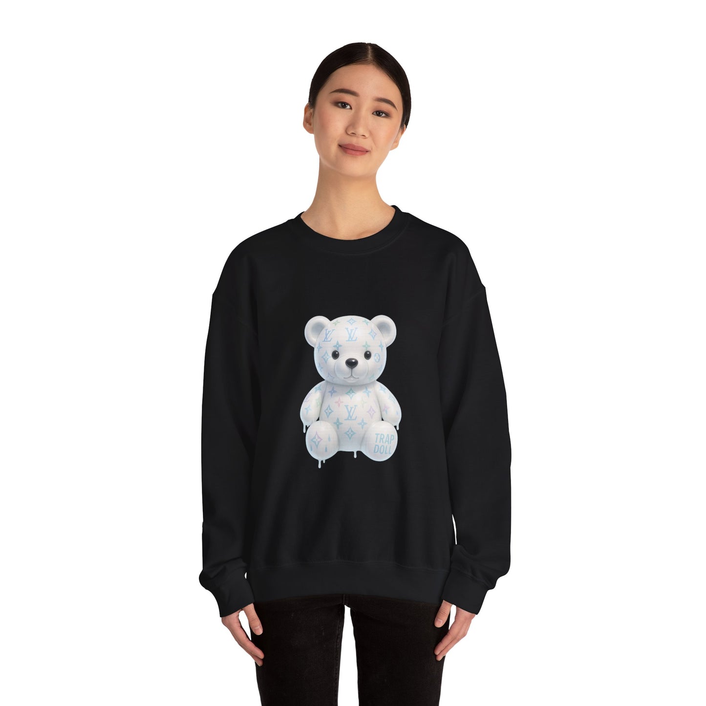 Opalescent LV Drip Bear Sweatshirt