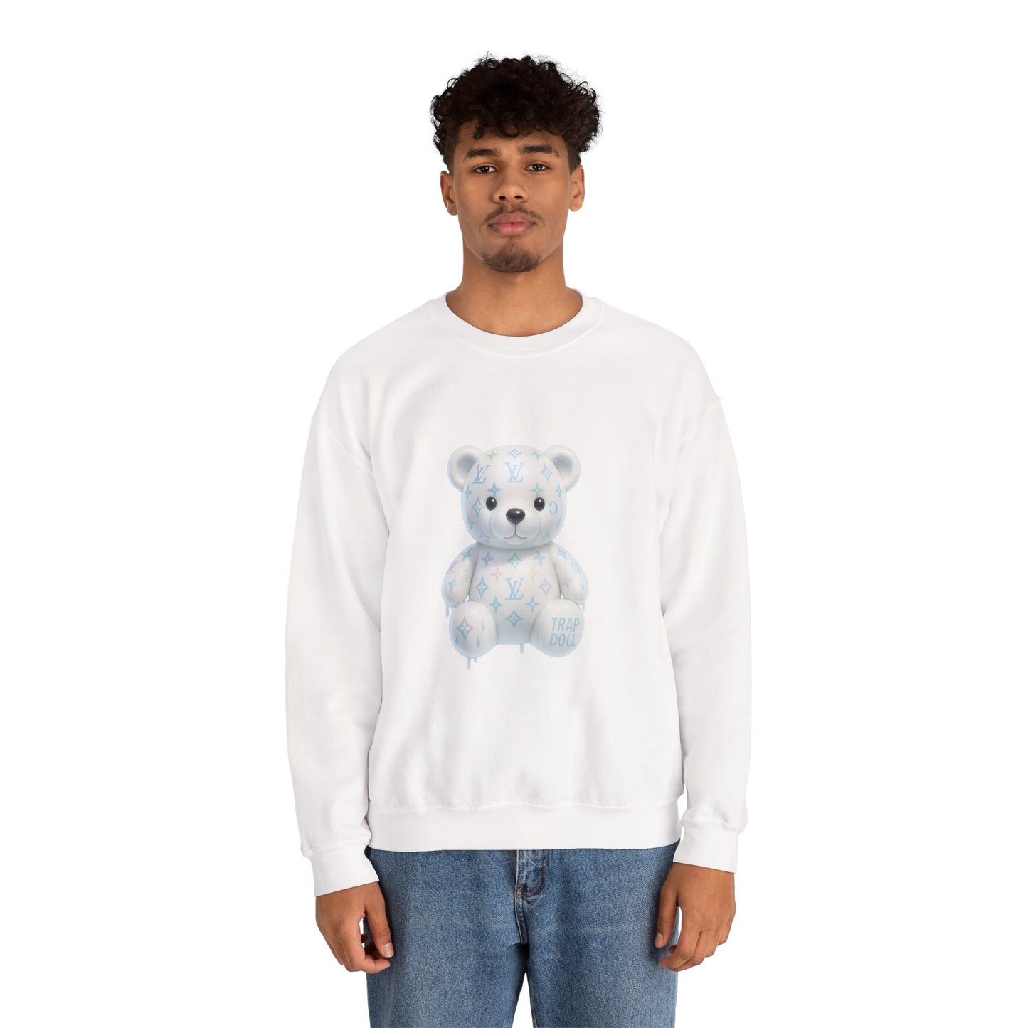 Opalescent LV Drip Bear Sweatshirt